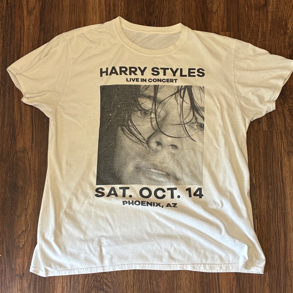 Harry Styles Love On Tour Phoenix AZ Concert T-Shirt White Size XL